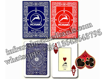 Modiano Blackjack Marked Cards