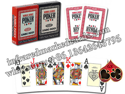 Modiano WSOP marked cards